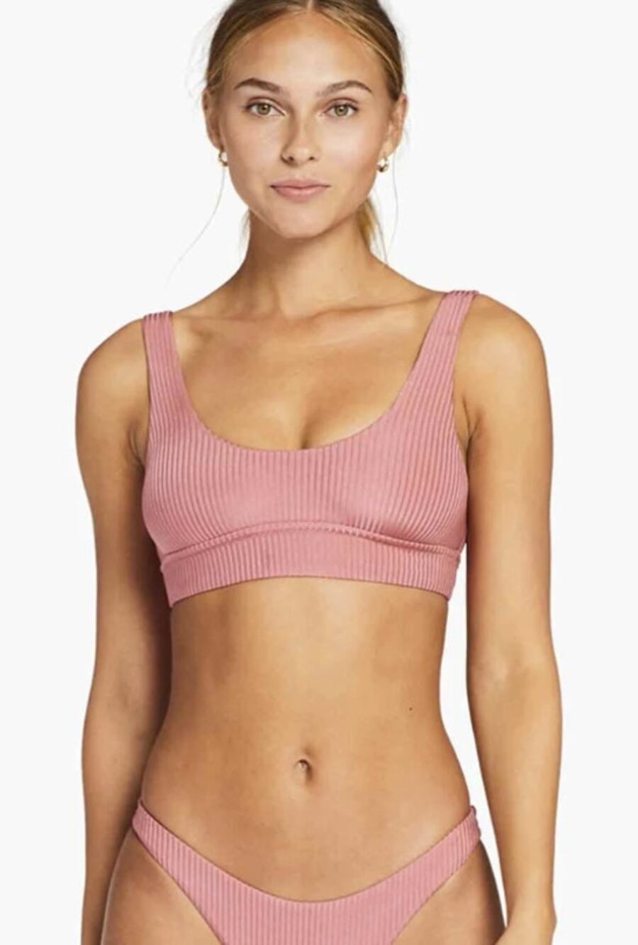 Vitamin A Women's Large Sunkissed EcoRib Sienna Tank Bikini Swim Top Beach A27-4